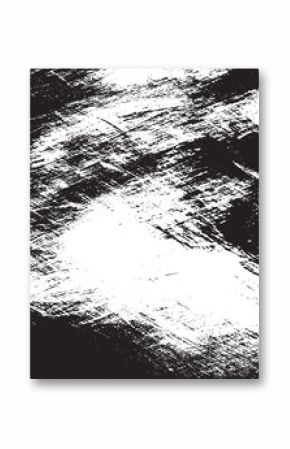 Scratched Grunge Urban Background Texture Vector. Dust Overlay Distress Grainy Grungy Effect. Distressed Backdrop Vector Illustration. Isolated Black on White Background. EPS 10.