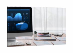 Business data dashboard provide brisk business intelligence analytic for marketing strategy planning