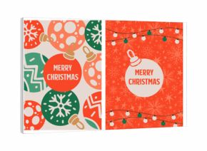 Colorful Christmas decorations for festive cheer