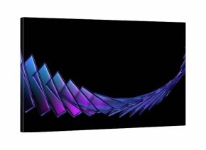 Abstract background design, futuristic glass structure, 3d render