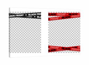 Black Friday sale promotional marketing banner with red stripe black friday sale text, Black Friday modern design campaign, advertising Black Friday colorful poster