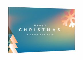 Merry Christmas and Happy New Year. Vector illustration for website banner, social media banner, greeting card, posters, covers, business and marketing material.
