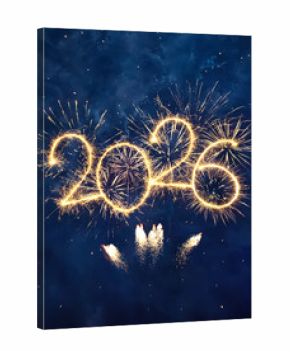 Happy New Year 2026 Square creative Greeting card