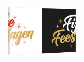 Fijne feestdagen, Happy holidays in Dutch