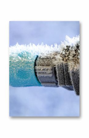 Frozen Garden Hose and water pipe connection