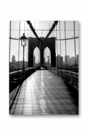 Fototapeta Most Brookliński, Manhattan, Nowy Jork, USA perspektywiczna