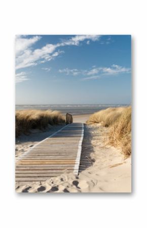 Plaża nad Morzem Północnym na Langeoog