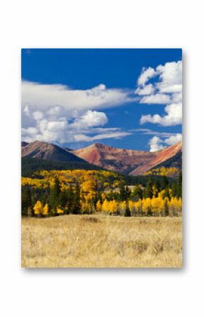 Colorado Rocky Mountain Fall Panoramic Landscape