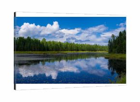 reflections, lake gust, minnesota