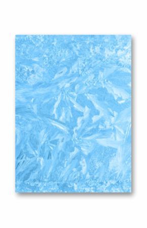 piękny zimowy lód, niebieskie tekstury na oknie, tło uroczysty