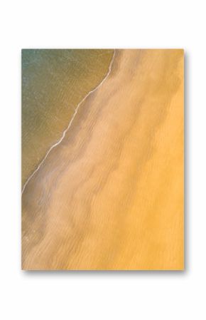 Top View of a Paradise Beach