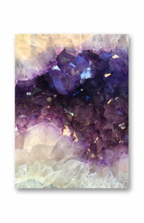 Purple Amethyst Geode Gemstone Background