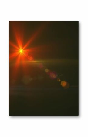 Image of glowing spots of lights over dark background