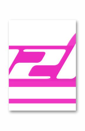 Showing neon magenta Q2K under bar with glowing star sparkle, transparent background