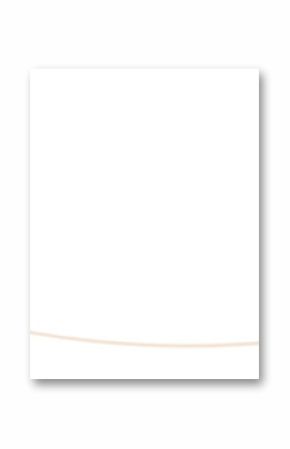 Abstract comet-like node is arcing across flat design showing gradient line on clear background