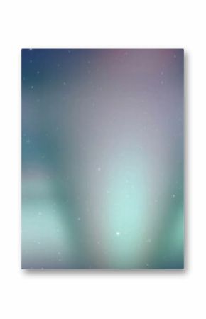 Starry night sky image with aurora borealis effect