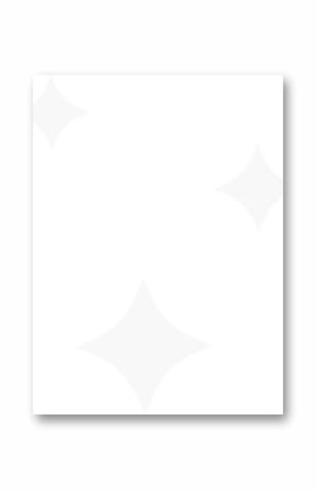 Stylized star-like sparkles floating on transparent canvas, showcasing white four-pointed motifs