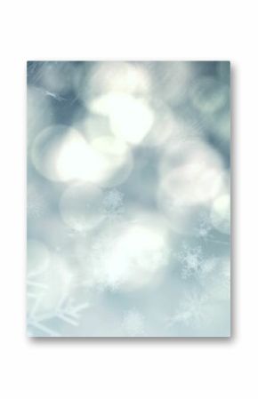 Composite image of snowflakes