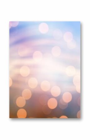 Defocused image of lights