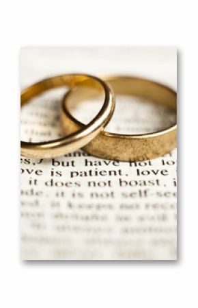 Wedding rings on love