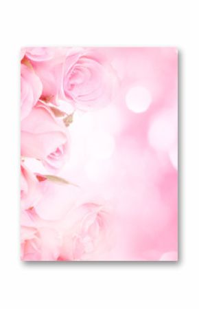 close up sweet light pink on pink abstract lighting background 