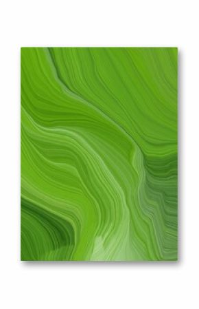 horizontal banner with waves. modern waves background illustration with dark green, olive drab and very dark green color