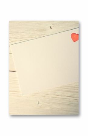 Love letter with copy space