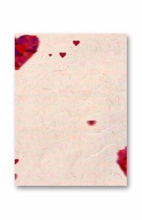 Digitally generated love heart pattern