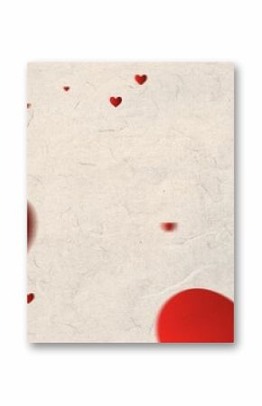 Digitally generated love heart pattern