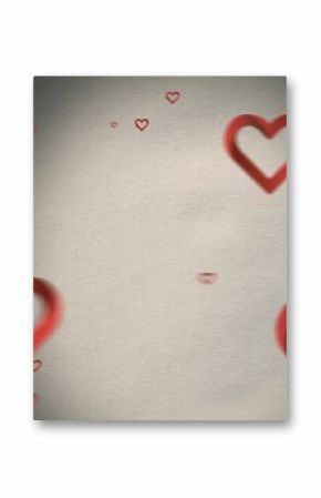 Digitally generated love heart pattern