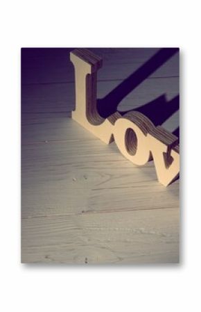 Illustrative image of word love