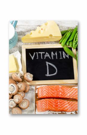 Foods rich in vitamin D.