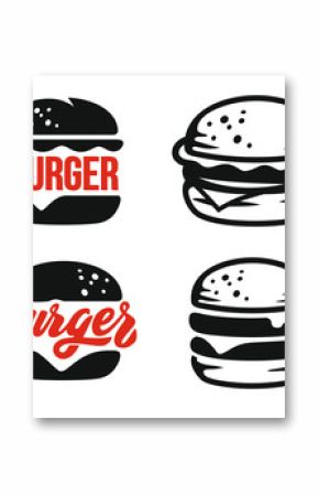 emblemat logo burger
