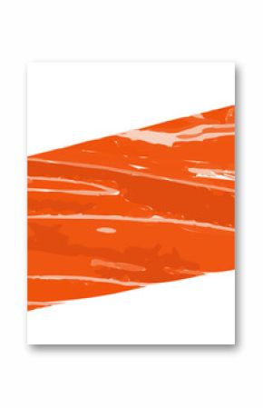 Flat illustration showing salmon slice diagonally with marbling patterns on transparent background