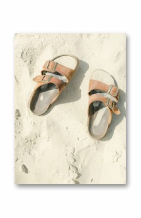 sandals in sand