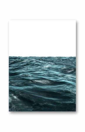 Blue rough ocean
