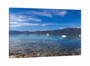 Lake Tahoe Panoramic Beach Landscape