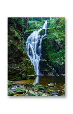 Kamienczyk waterfall, the highest waterfall in polish part of Karkonosze Moutain, near Szklarska Poreba.
