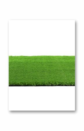 Sztuczny trawa dywan na białym tle. Element zewnętrzny
