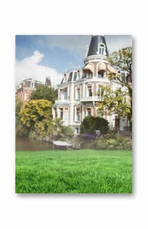Digital composite of Sunny day by the river