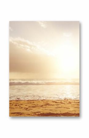 View Of Beach During Sunset
