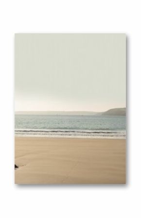 Empty beach on a sunny day
