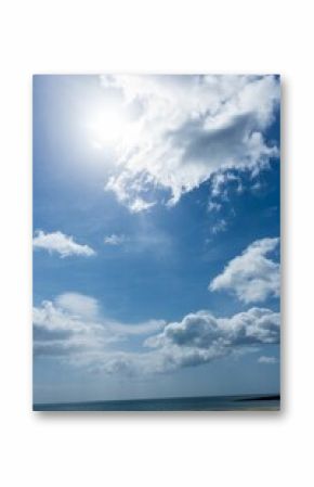 Scenic view of a beach against the sky