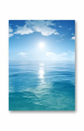 blue sky ocean