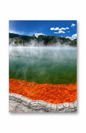 Thermal lake Champagne Pool at Waiotapu - New Zealand