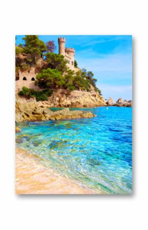 Lloret de Mar Castell Plaja at Sa Caleta beach