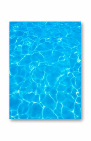 Niebieski zgrywanie wody w basenie