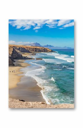 Atlantik Traumbucht an der Westküste von Fuerteventura Playa del Viejo Rey / Spanien