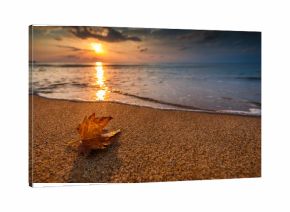 Beautiful sunrise over the sea