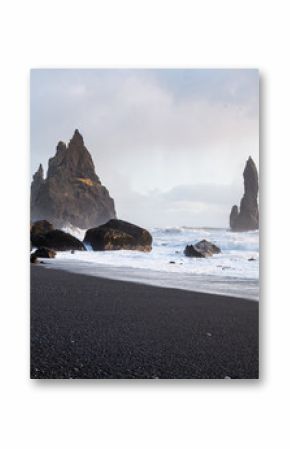 plaża wulkaniczna, Islandia